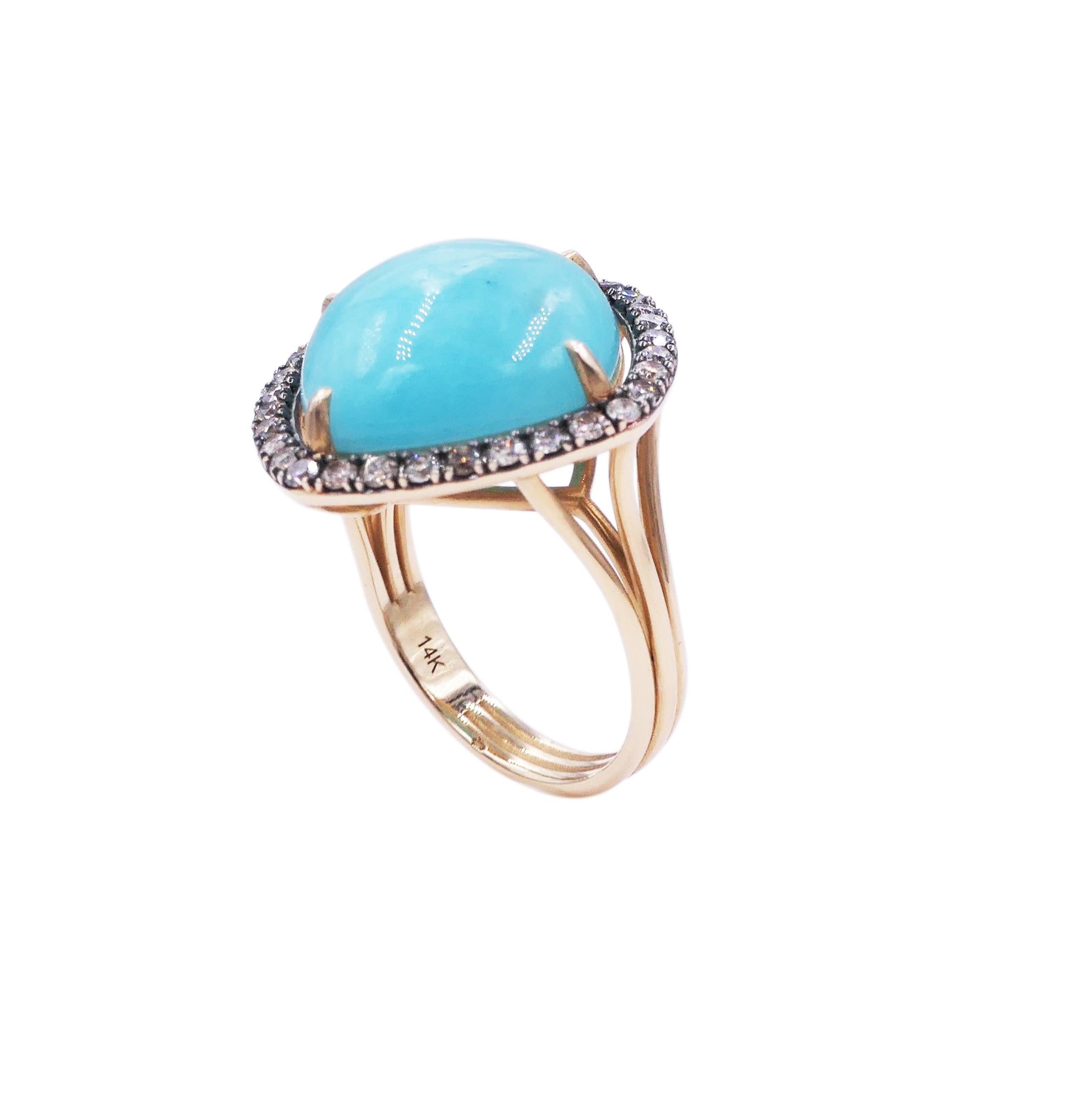 Amazonite Night - Ring