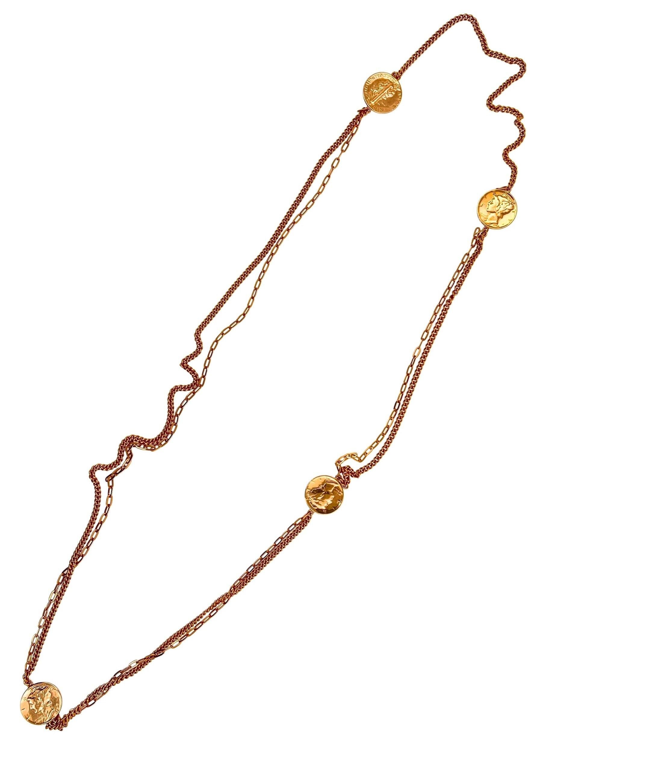 American USA Vintage Dollar Genuine Coin Rose Gold Vermeil Sterling Silver Doubl