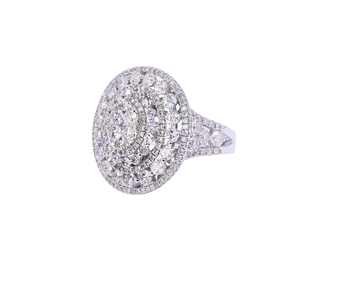 Art Deco Halo - Ring