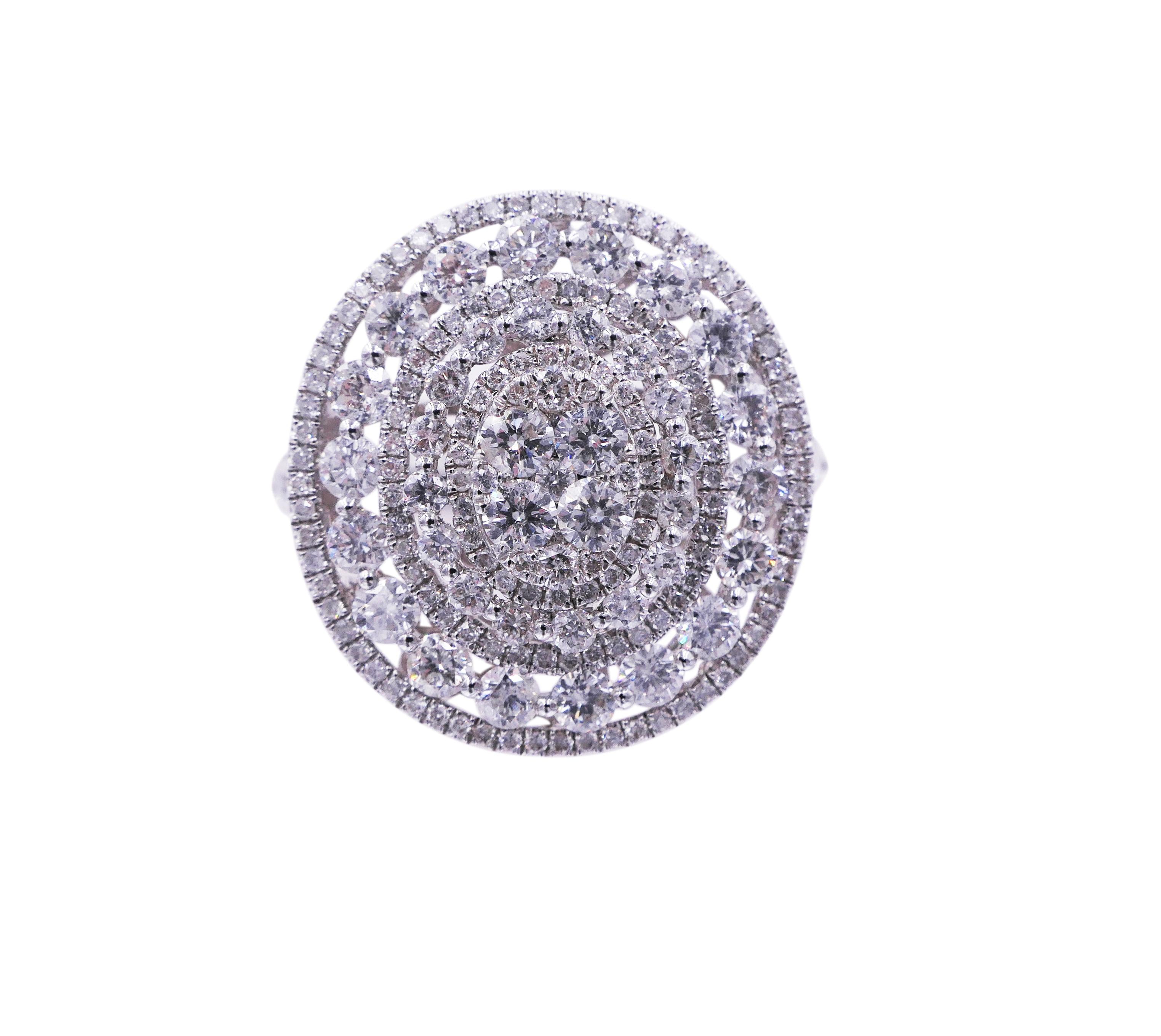 Art Deco Halo - Ring