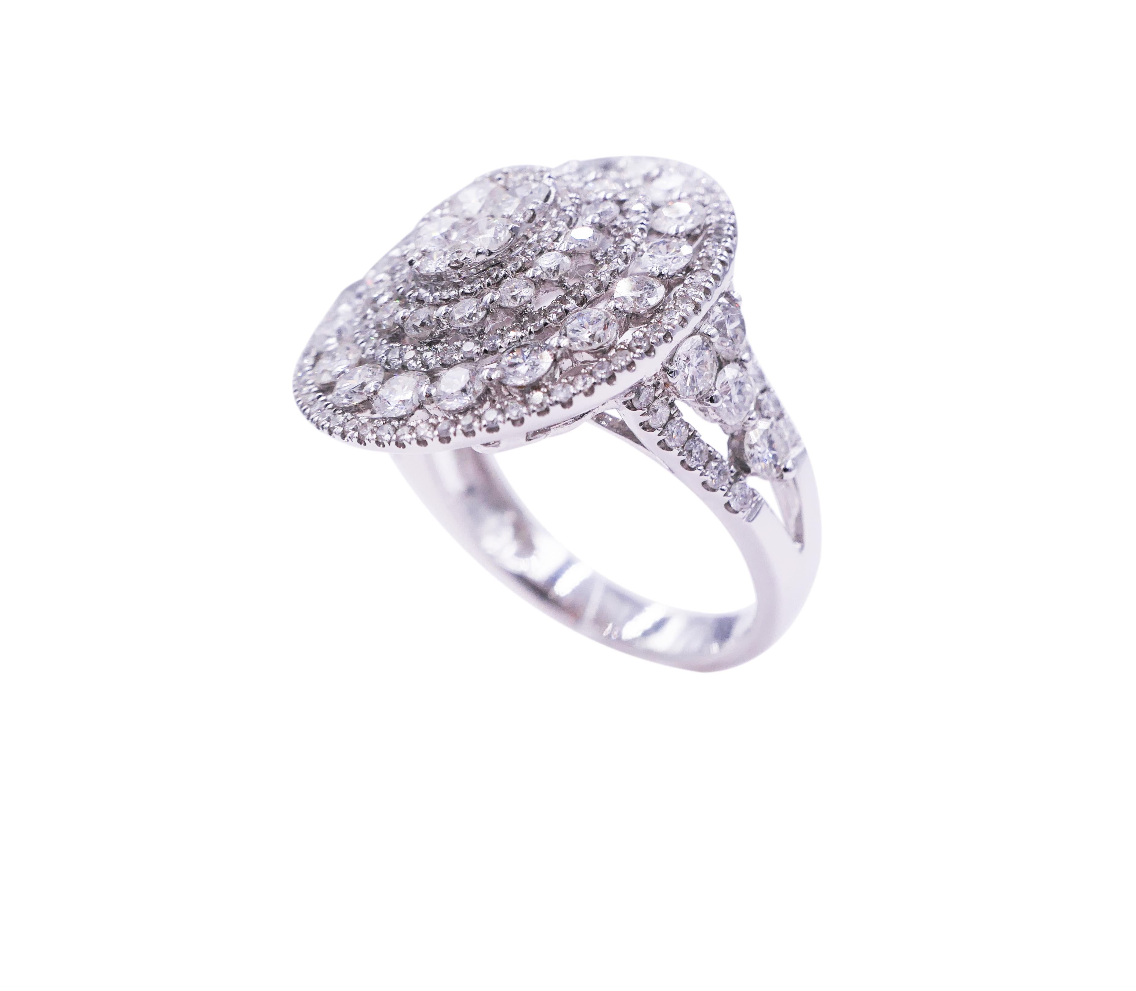 Art Deco Halo - Ring