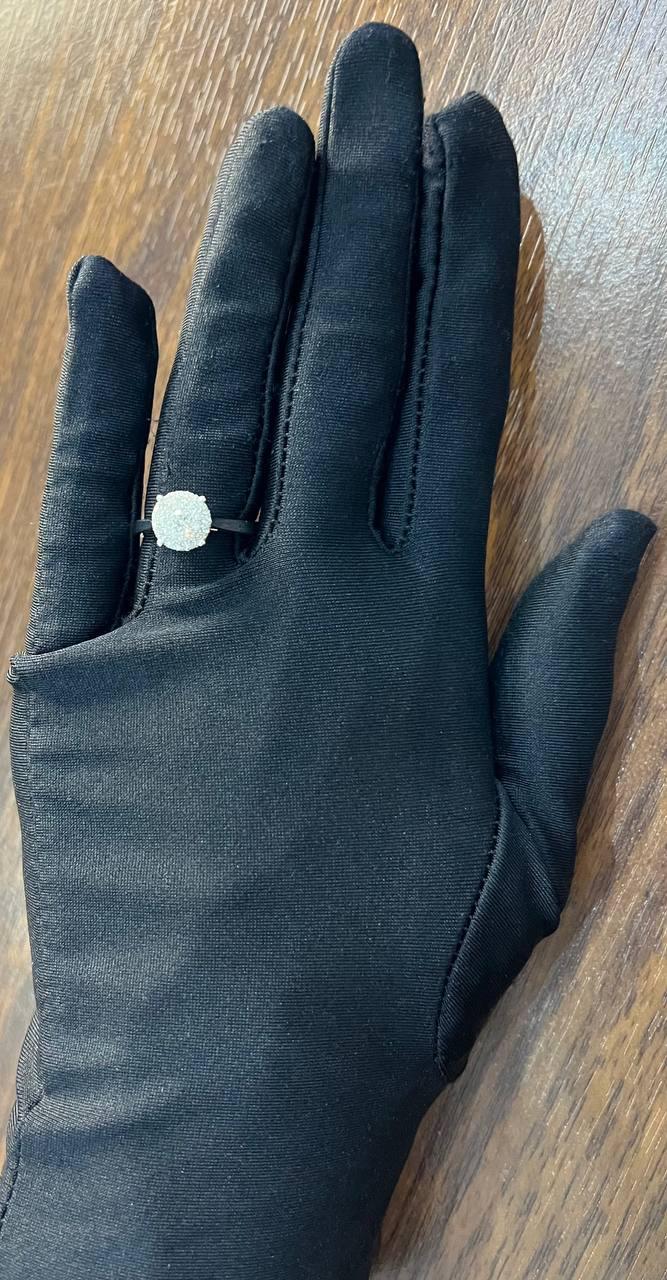 Diamonds Pave Set Round Cluster Halo Set 14K White Gold Statement Ring