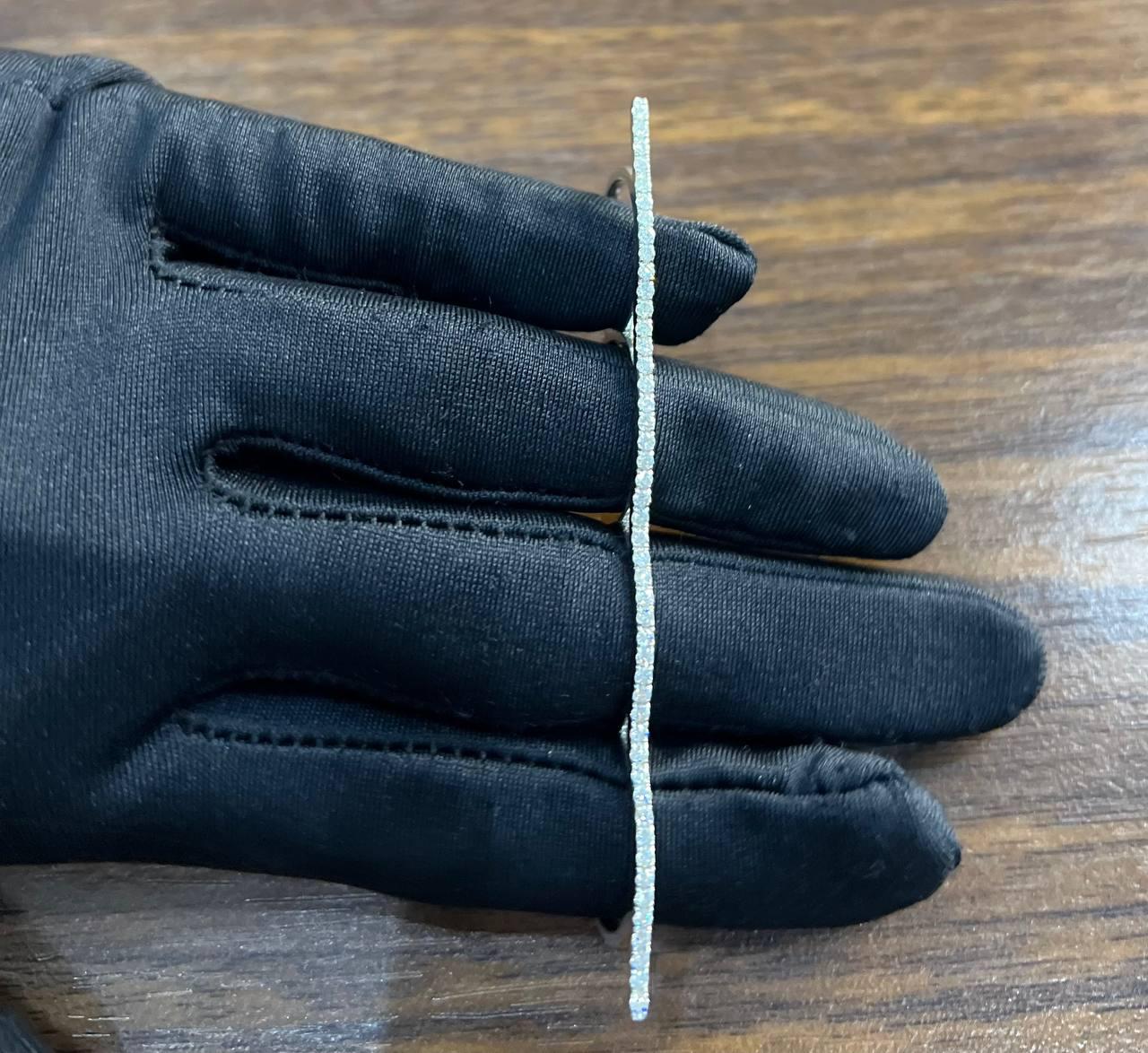 Full Finger Hand White Brilliant Diamond Knuckle 14K White Gold Statement Ring