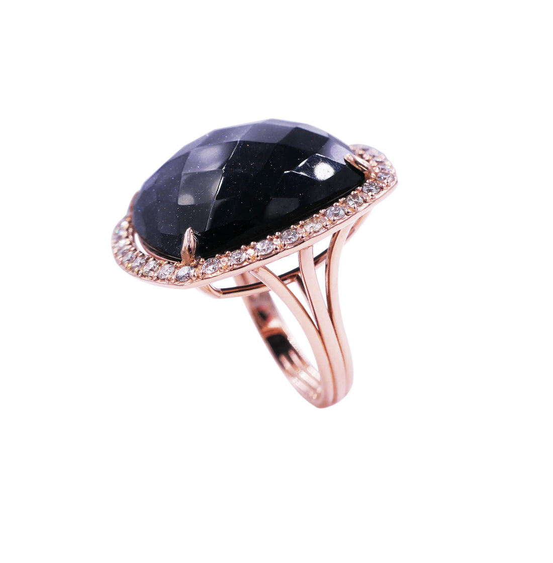 Black Goldstone - Ring