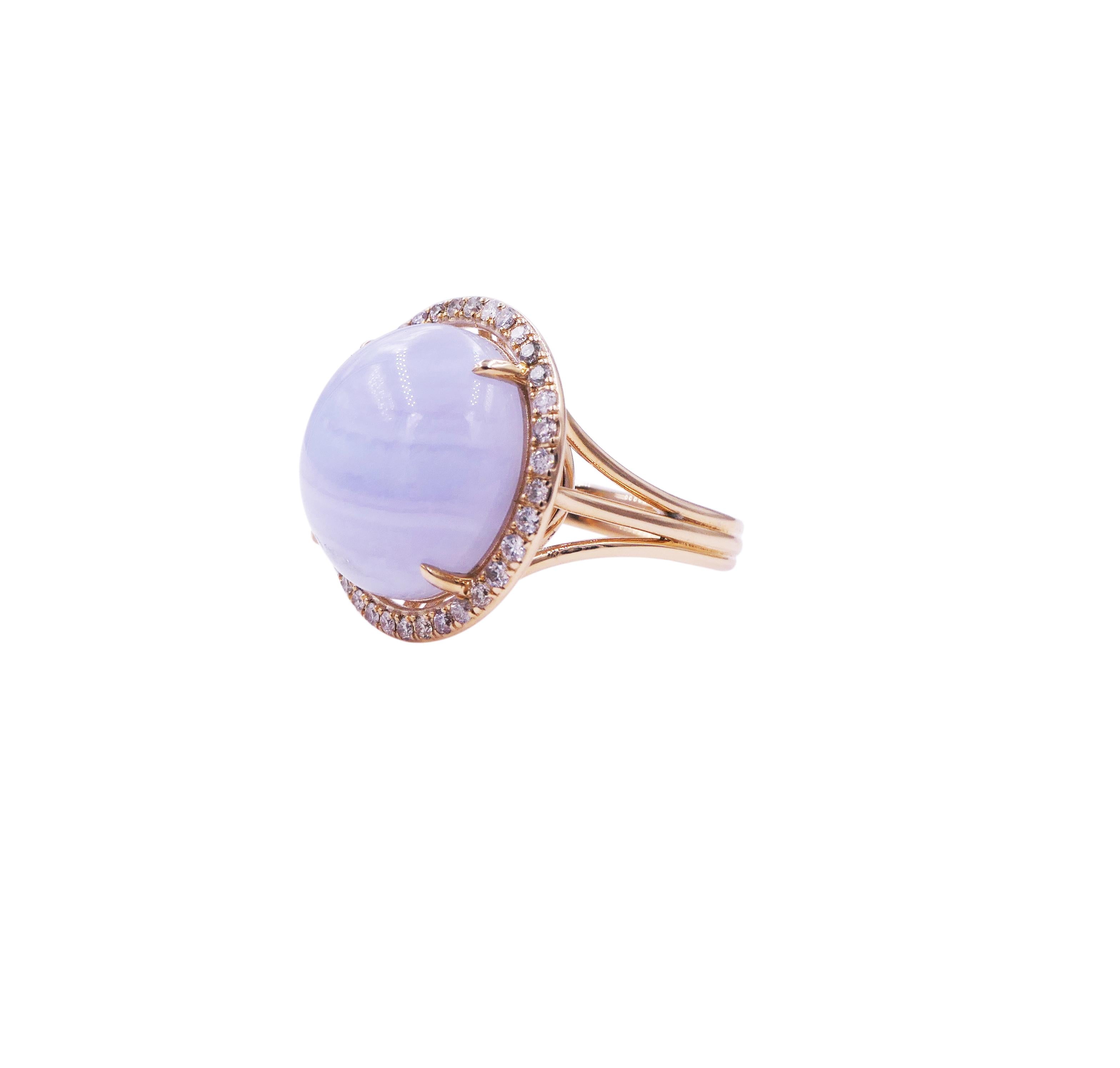 Blue Chalcedony Sky - Ring