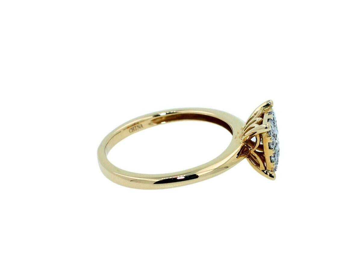 Brilliant Cut Diamond Square Princess Shape Halo Illusion Halo Pave Set Engageme