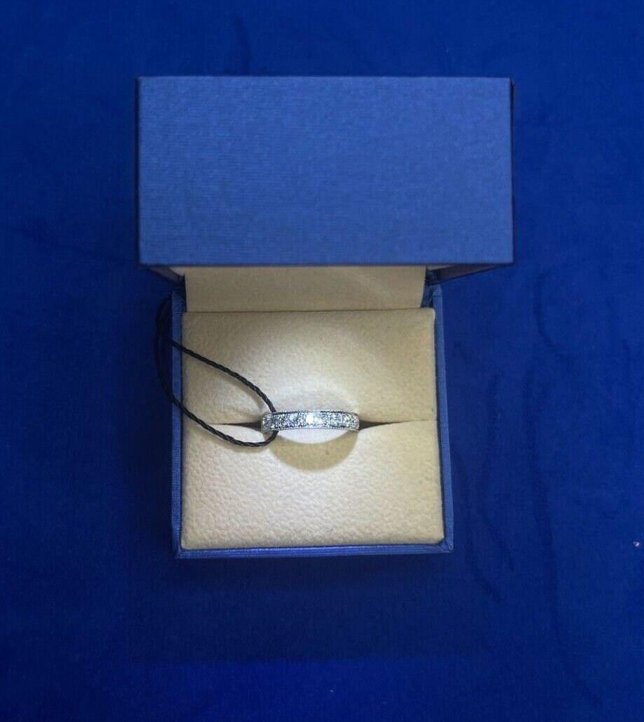 Classic Round Shape Brilliant Cut Diamond Channel Set Eternity Engagement Weddin