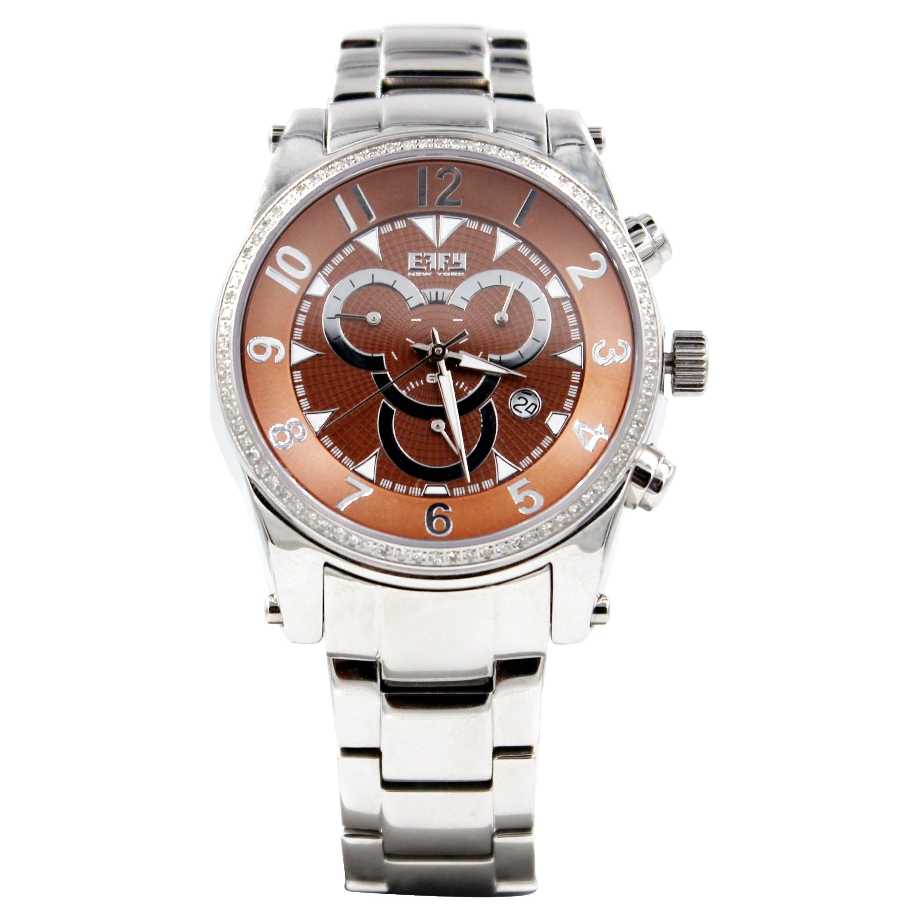 Diamond Pave Dial Luxury Swiss Quartz Exotic Watch 0.64 Tcw