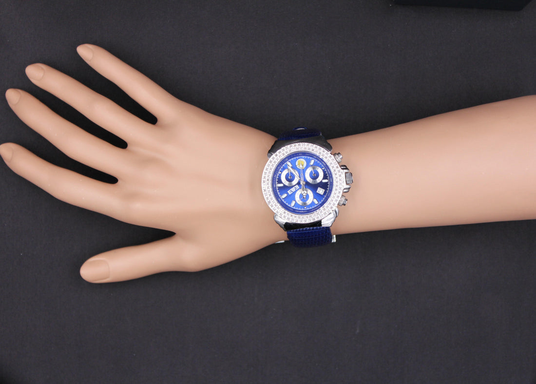 Diamonds Pave Dial Luxury Swiss Quartz Exotic Watch