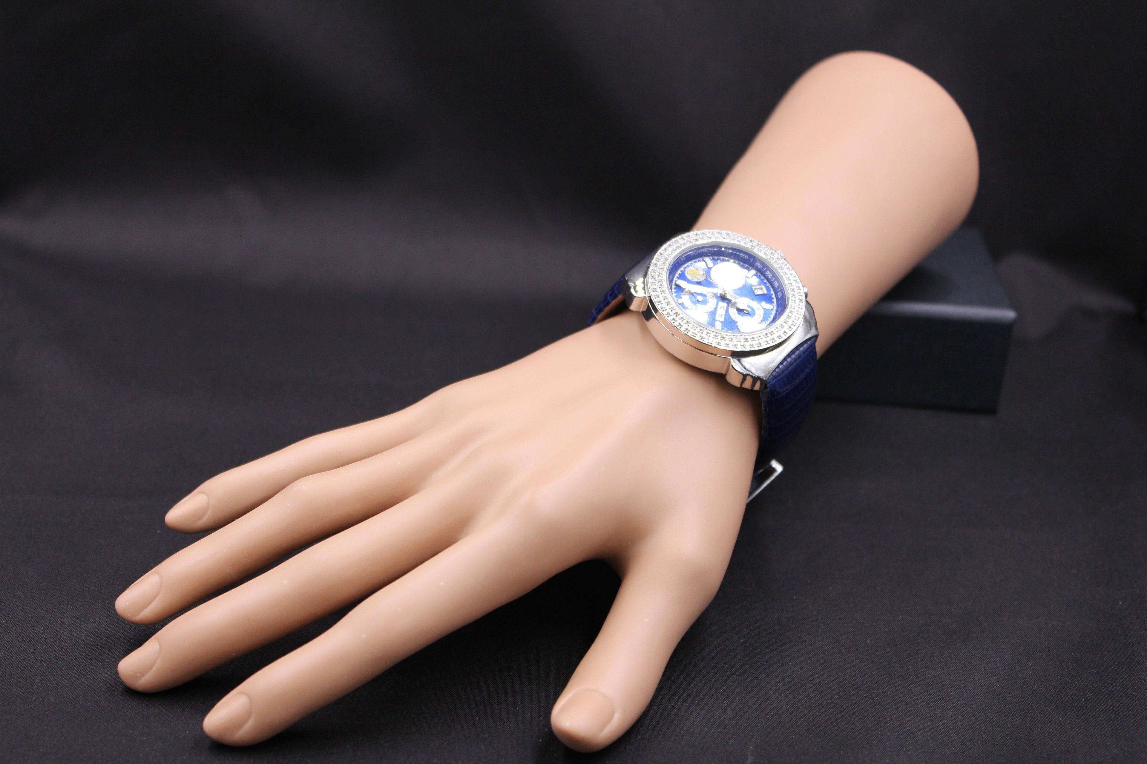 Diamonds Pave Dial Luxury Swiss Quartz Exotic Watch