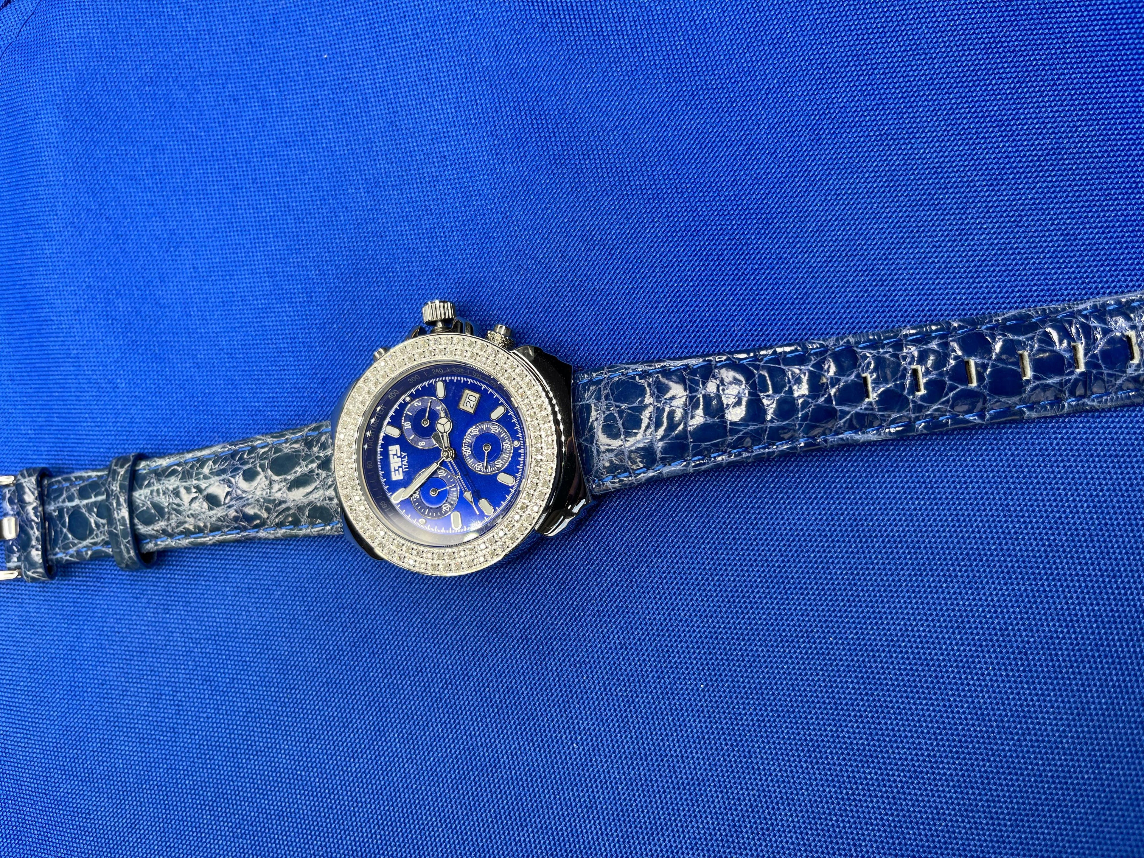 Diamonds Pave Dial Luxury Swiss Quartz Exotic Watch