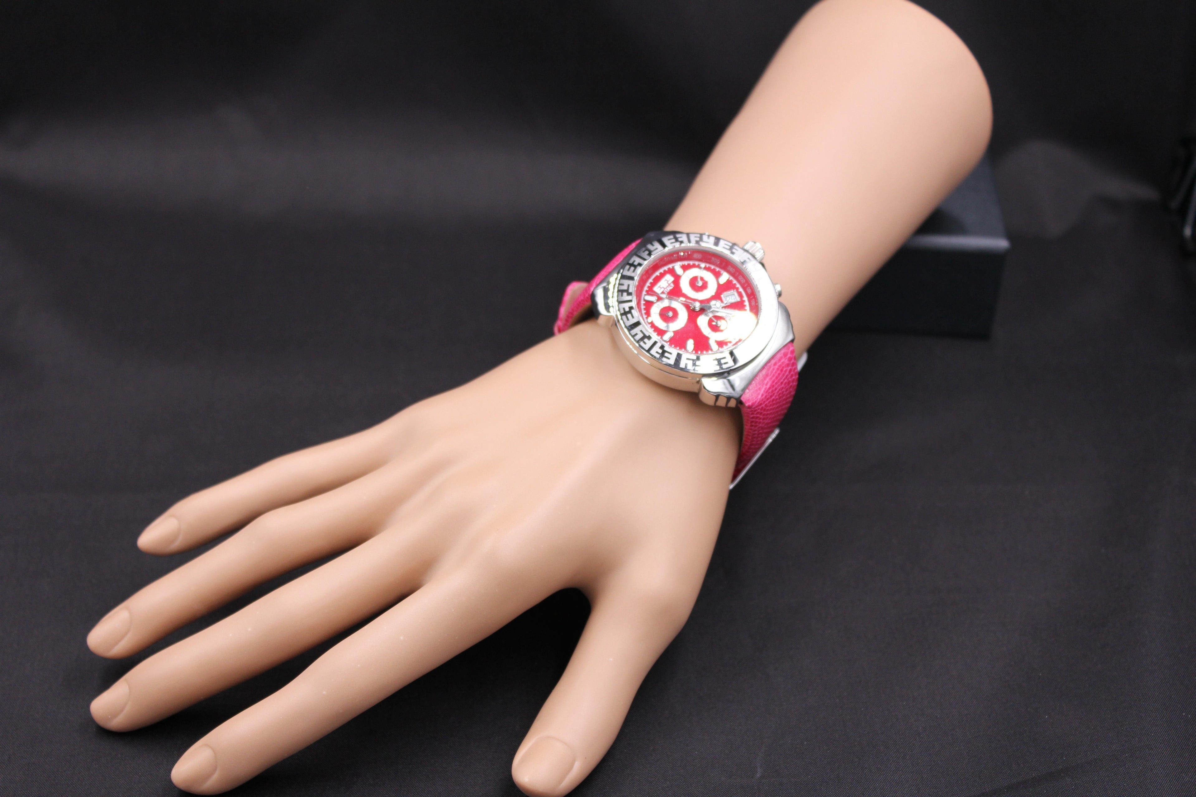 Luxury Swiss Quartz Exotic Leather Band Watch