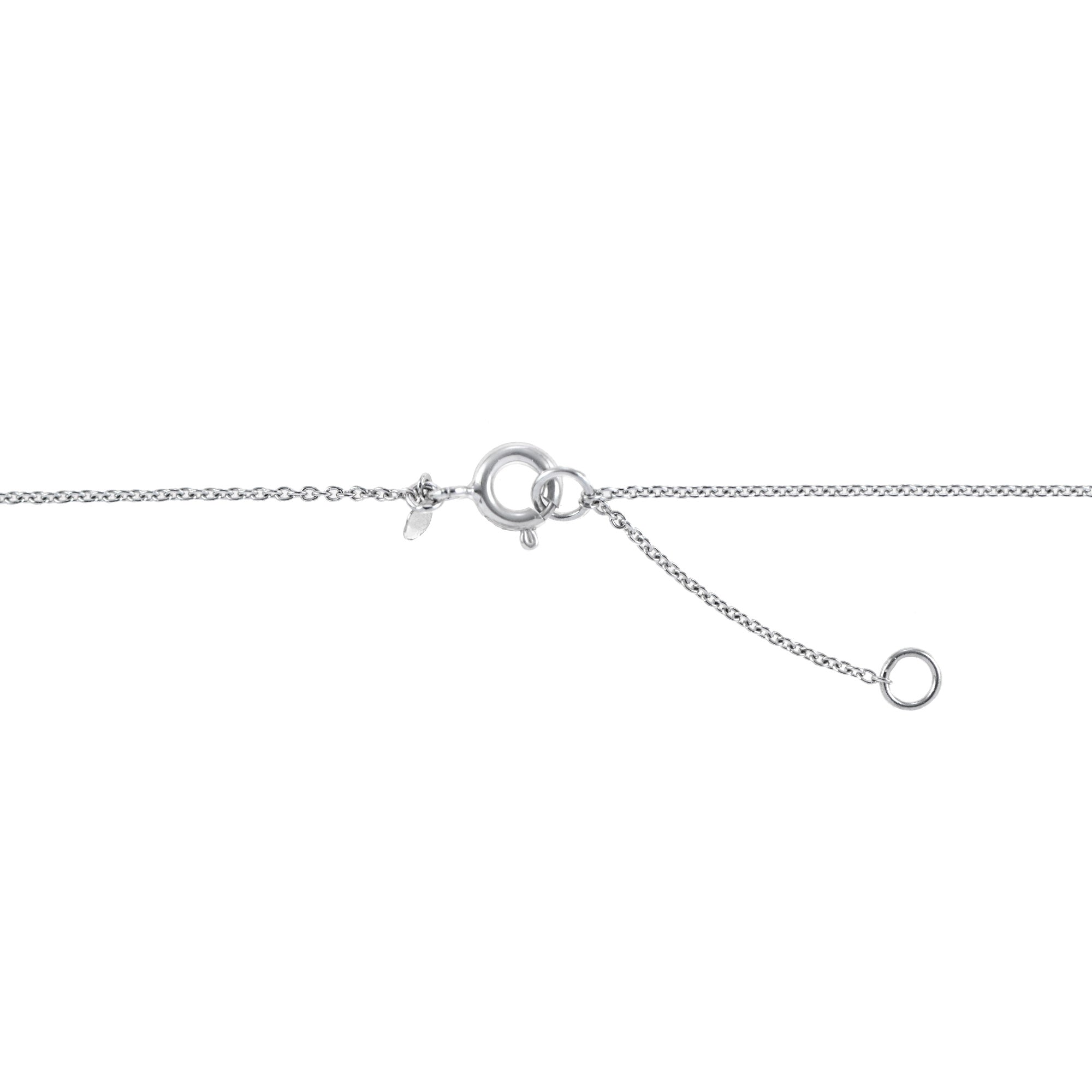 Opal & Diamond Halo Vintage Style White Gold Pendant Necklace