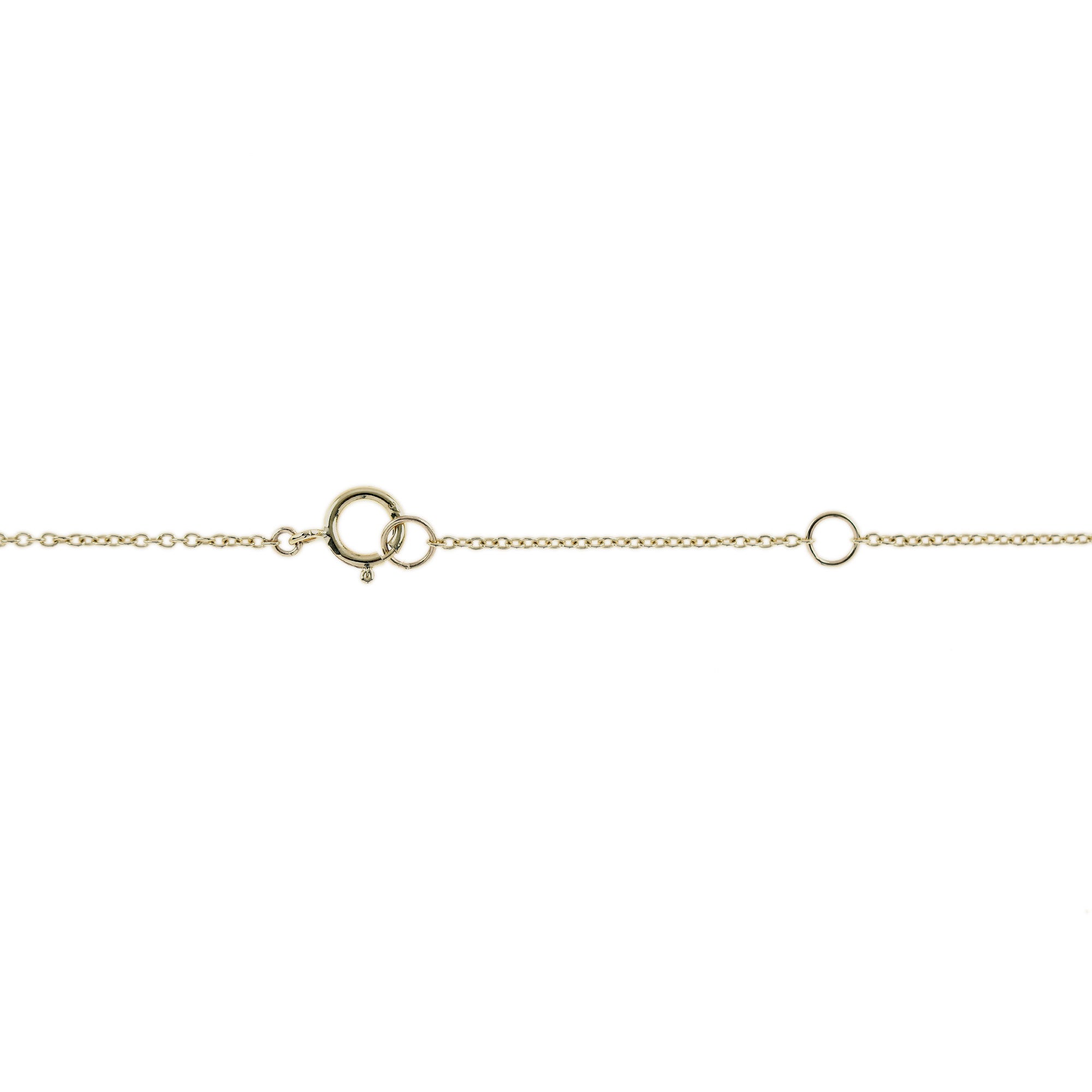 Casa Blanca Lily Cut White Topaz & Green Emerald Yellow Gold Pendant Necklace