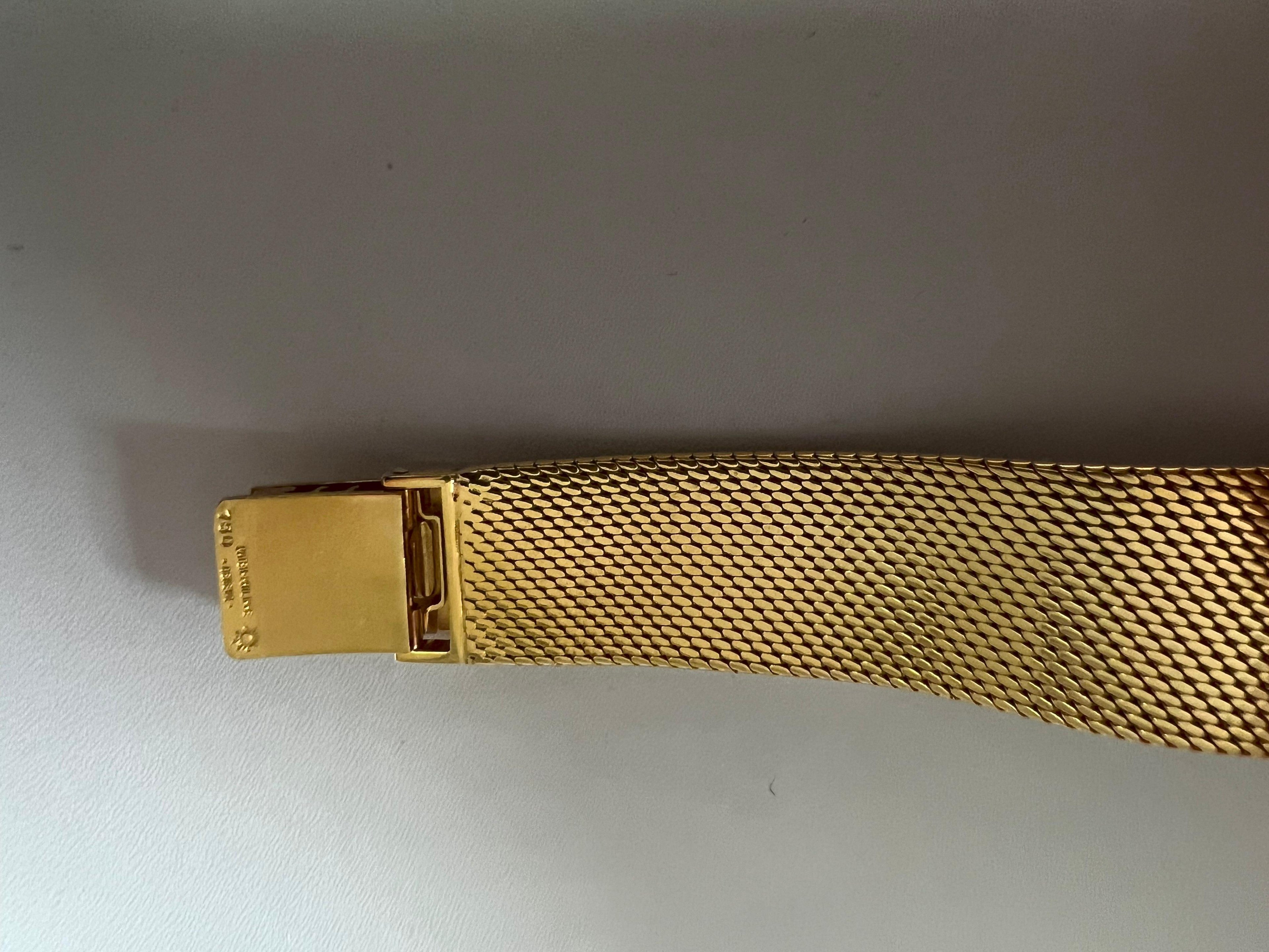 Patek Phillipe 18 Karat Yellow Gold Textured Gold Vintage Estate Watch