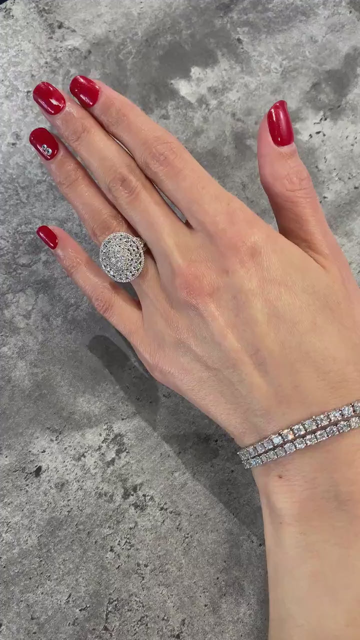 Art Deco Halo - Ring