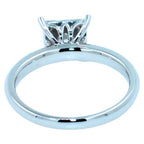 0.50 Carats Diamond Square Halo Round Pave Engagement Cocktail White Gold Ring 2