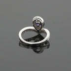 Chaumet Josephine Airette Diamonds & Pear Purple Amethyst 18K White Gold Ring