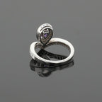 Chaumet Josephine Airette Diamonds & Pear Purple Amethyst 18K White Gold Ring