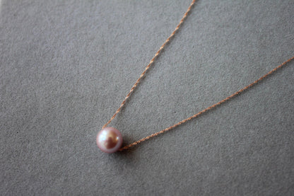 14 Karat Rose Gold Pink Pearl Layer Dainty Classic Beautiful Pearls Timeless Uni