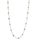 14 Karat White Gold Multi Color White Silver Grey Golden Akoya Pearl Bead Layer 