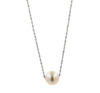 14 Karat White Gold White Pearl Layer Dainty Classic Beautiful Pearls Timeless U
