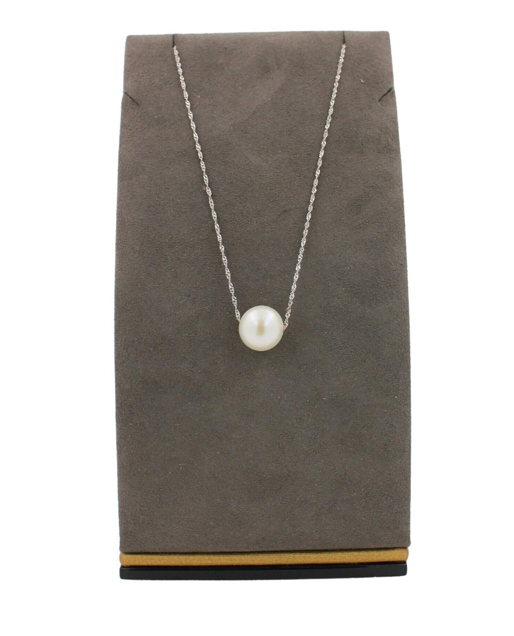 14 Karat White Gold White Pearl Layer Dainty Classic Beautiful Pearls Timeless U