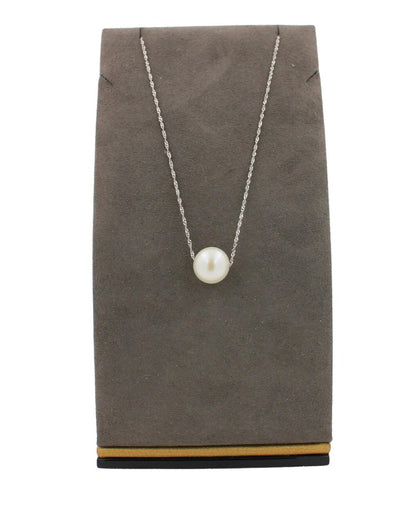 14 Karat White Gold White Pearl Layer Dainty Classic Beautiful Pearls Timeless U