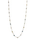 14 Karat Yellow Gold Multi Color White Silver Grey Golden Akoya Pearl Bead Layer