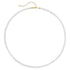 14 Karat Yellow Gold Multicolor Akoya Cultured Pearl Layer Thin Bead Necklace