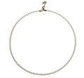 14 Karat Yellow Gold White Akoya Pearl Bead Layer Dainty Classic Beautiful White