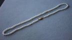 14 Karat Yellow Gold White Akoya Pearl Bead Layer Dainty Classic Beautiful White