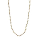 14 Karat Yellow Gold White Akoya Pearl Bead Layer Dainty Classic Beautiful White