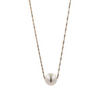 14 Karat Yellow Gold White Pearl Layer Dainty Classic Beautiful Pearls Timeless 