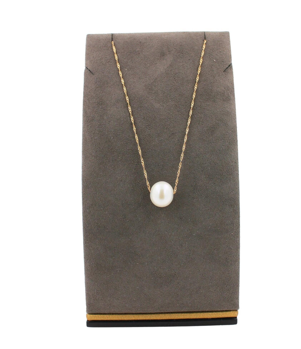 14 Karat Yellow Gold White Pearl Layer Dainty Classic Beautiful Pearls Timeless 