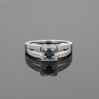 Mauboussin Sex and Love Blue Sapphire &amp; Diamonds &amp; 18K White Gold Ring