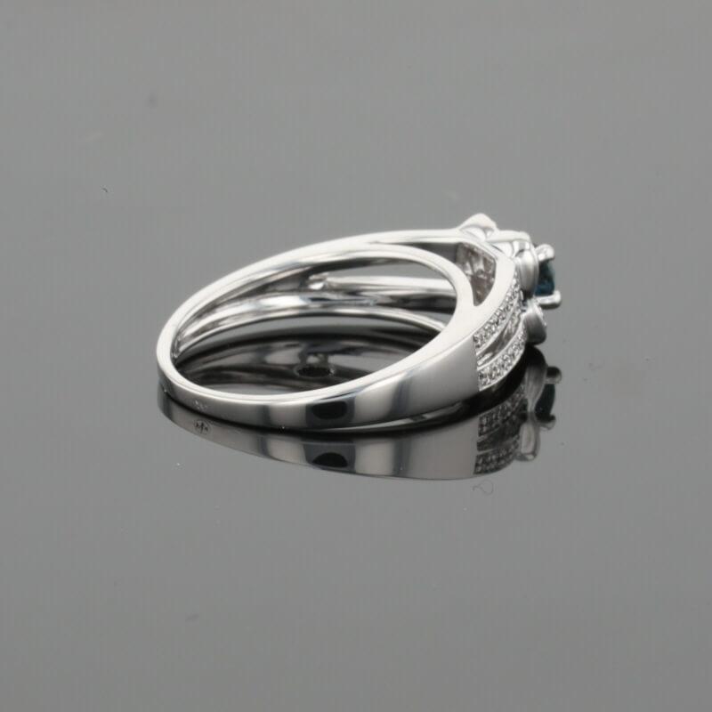 Mauboussin Sex and Love Blue Sapphire &amp; Diamonds &amp; 18K White Gold Ring