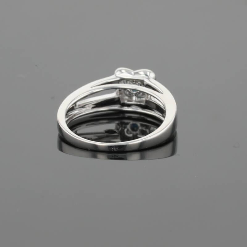 Mauboussin Sex and Love Blue Sapphire &amp; Diamonds &amp; 18K White Gold Ring