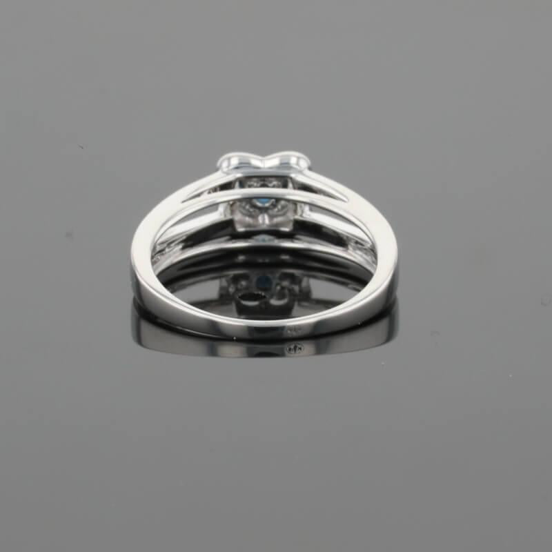 Mauboussin Sex and Love Blue Sapphire &amp; Diamonds &amp; 18K White Gold Ring