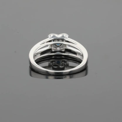 Mauboussin Sex and Love Blue Sapphire &amp; Diamonds &amp; 18K White Gold Ring