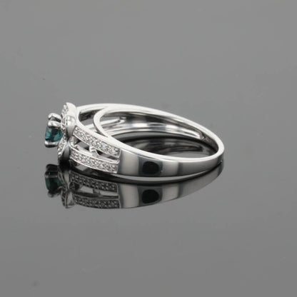 Mauboussin Sex and Love Blue Sapphire &amp; Diamonds &amp; 18K White Gold Ring