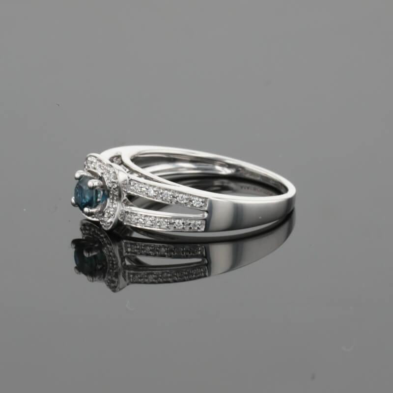 Mauboussin Sex and Love Blue Sapphire &amp; Diamonds &amp; 18K White Gold Ring