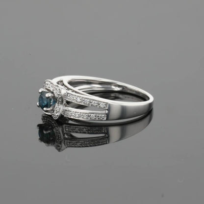 Mauboussin Sex and Love Blue Sapphire &amp; Diamonds &amp; 18K White Gold Ring