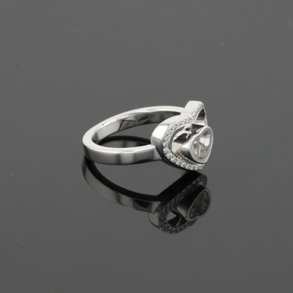 Chopard Happy Heart Diamonds 18K White Gold Ring
