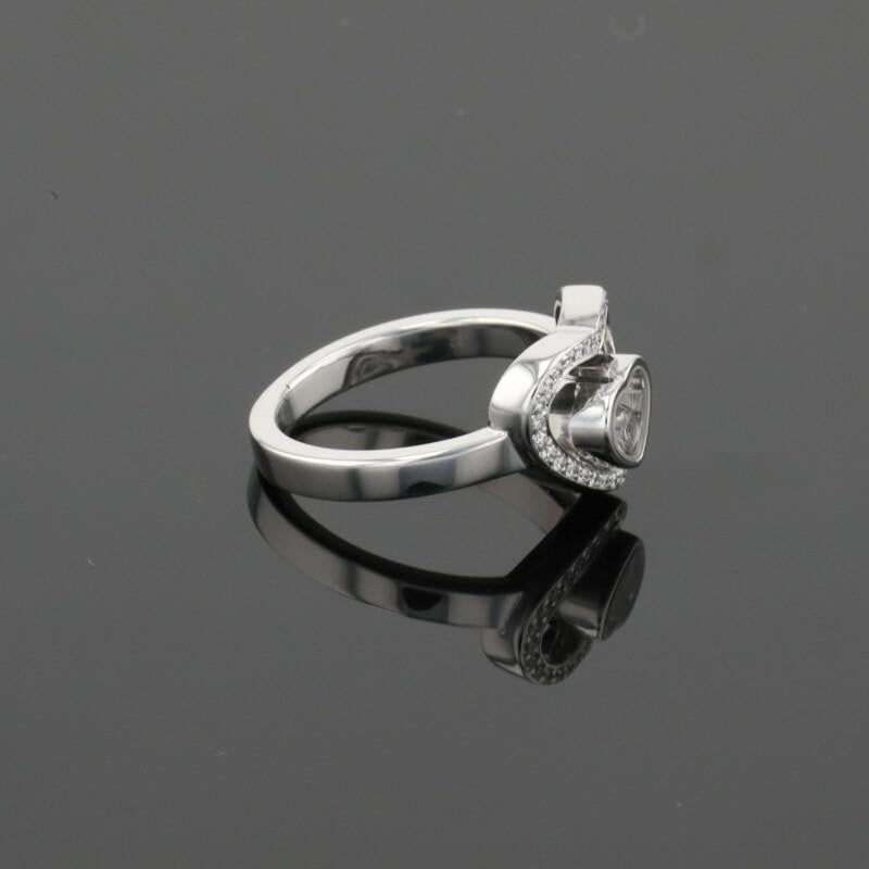 Chopard Happy Heart Diamonds 18K White Gold Ring