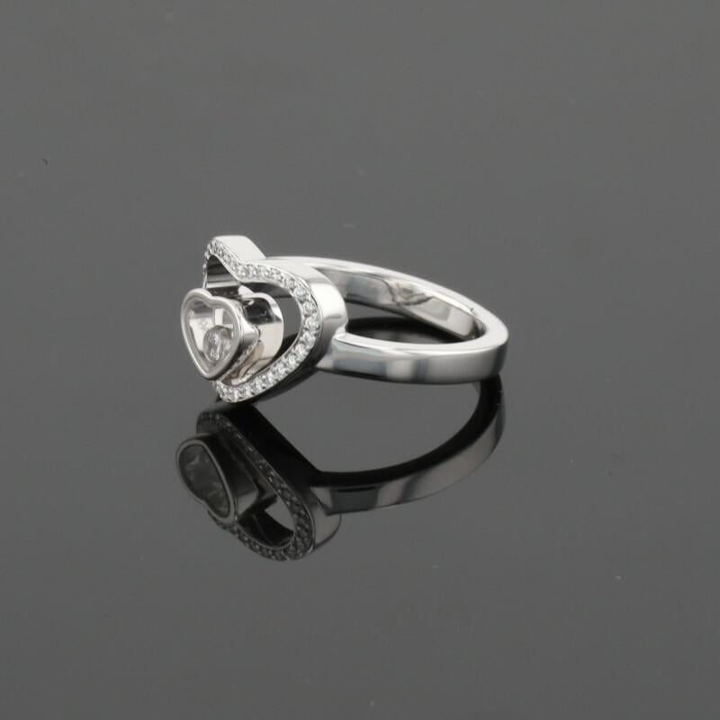 Chopard Happy Heart Diamonds 18K White Gold Ring