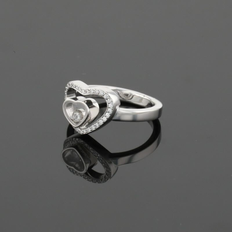 Chopard Happy Heart Diamonds 18K White Gold Ring