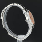 Dior VIII Diamonds & Stainless Steel 33 mm Rose Pink Dial Watch