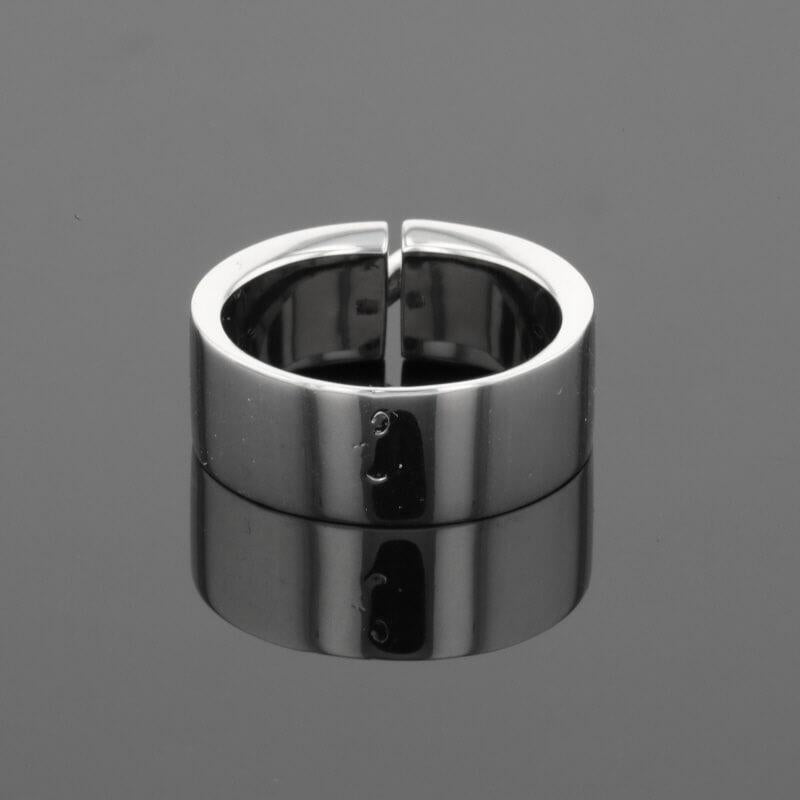Chaumet Liens Diamonds 18K White Gold Wide Band Ring