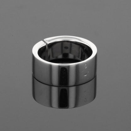 Chaumet Liens Diamonds 18K White Gold Wide Band Ring
